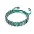 Bracelet à maillons suprême Kismet | Argent | Sarcelle